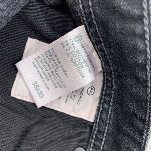 AG Adriano Goldschmied Jeans Men 36x26 Hemmed The Everett Slim Straight Stretch - Picture 12 of 15